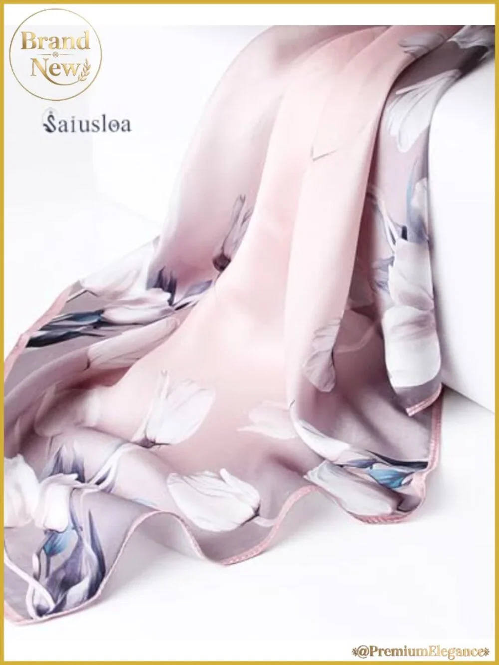 Polyester Satin Dress Scarf Shawl Wrap Lightweight Formal Evening